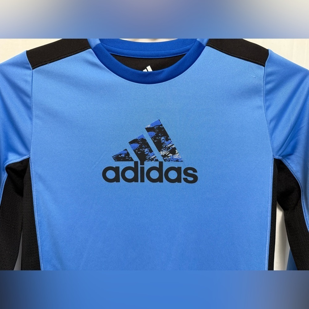 Adidas Kids Blue and Black Boys Size 7 (0107) - Picture 5 of 7